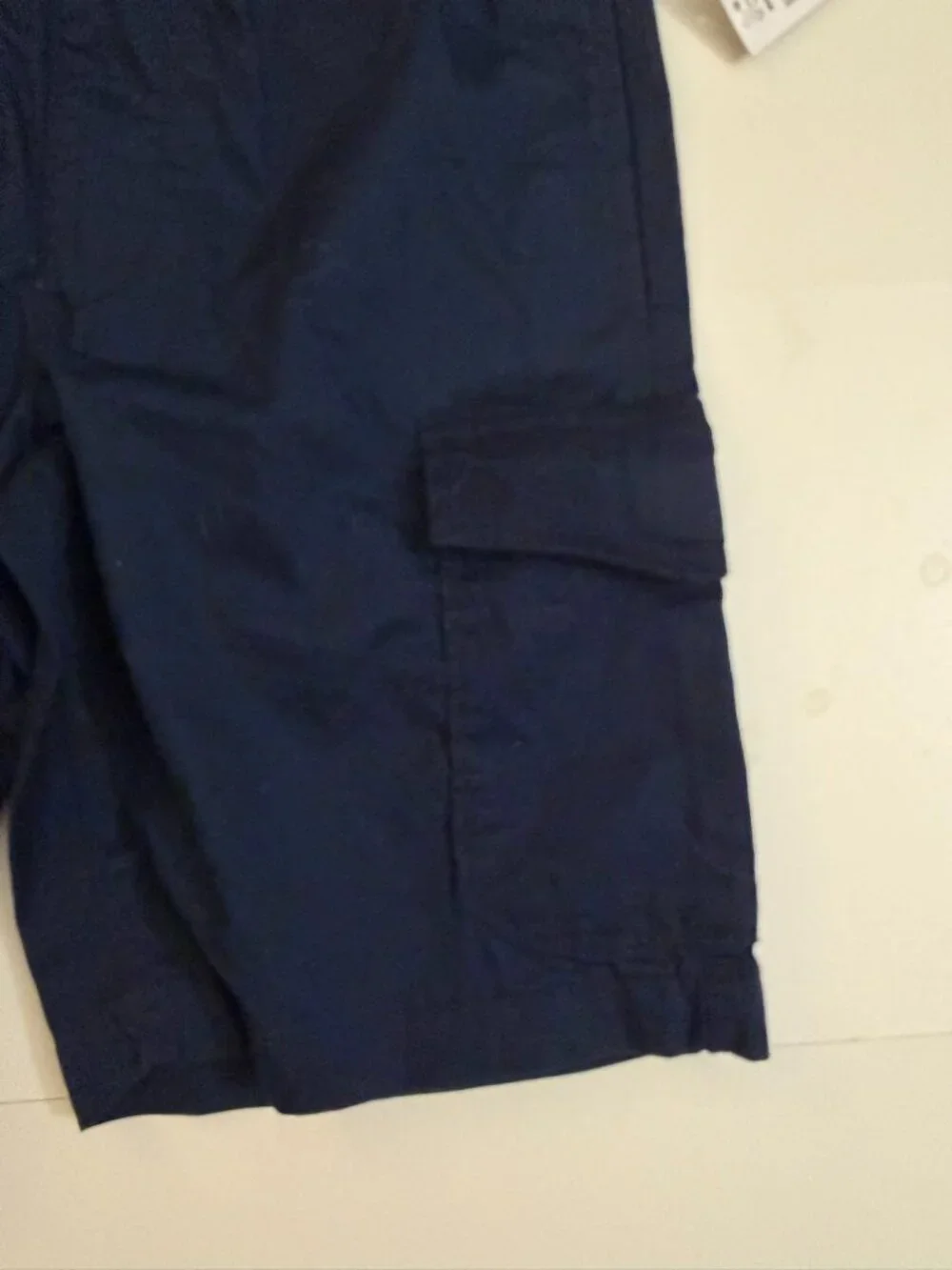 Boys Medium Blue Khaki Cargo Shorts